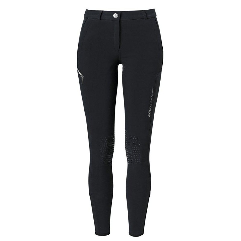 pantalon dame hiver noir softshell mountain horse